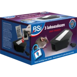 3 Boîtes à Appâts Souris - BSI