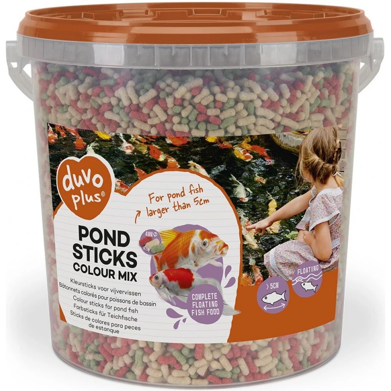 Bâtonnets Pour étang Mélange De Couleurs 10L/4mm - Duvo+
