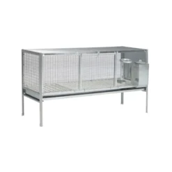 Batterie En Métal Pour Lapins 120x45x65cm