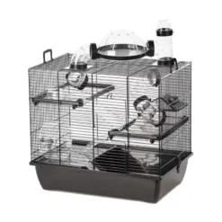 Cage Black Rufus Noir 50x33x44,5cm - Duvo+