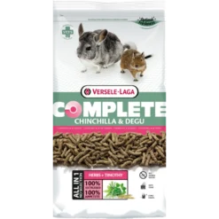 Complete Chinchilla Et Degu 8kg - Croquettes Riches En Fibres Pour Chinchillas Et Dègues