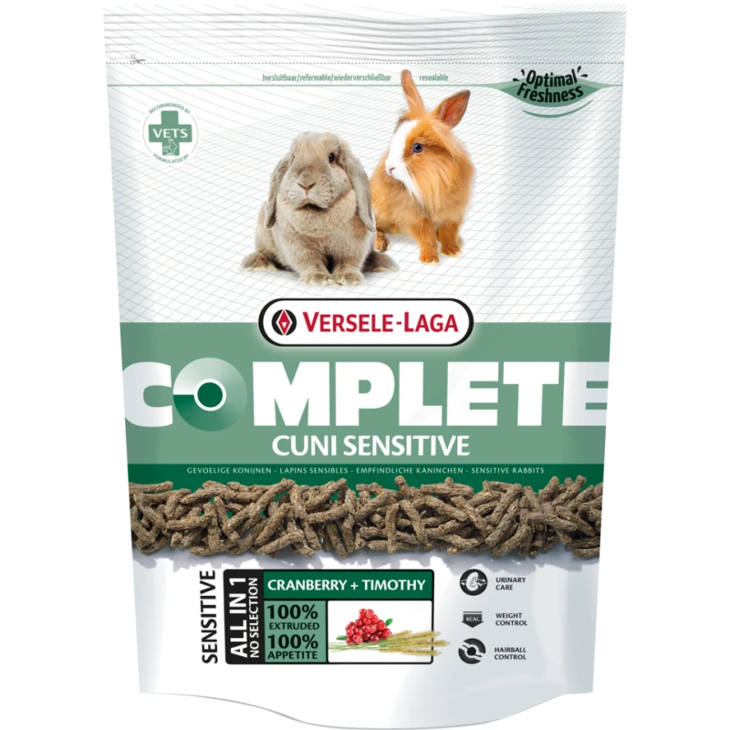 Complete Cuni Sensitive 1,75kg - Croquettes Légères à Digérer Pour Lapins (nains) Sensibles