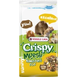 Crispy Muesli - Hamsters & Co 20kg - Mélange Riche En Protéines Pour Hamsters, Gerbilles, Rats & Souris