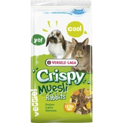 Crispy Muesli - Rabbits 20kg - Mélange De Qualité, Riche En Fibres, Pour Lapins (nains)