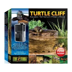 Exo Turtle Cliff Filtre Pour Aquaterrarium + Roche M-23x17x19,5cm - Exo Terra