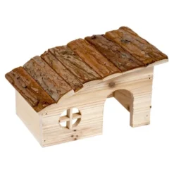 Lodge à Toit En Pente En Bois 20x13x12cm - Duvo+