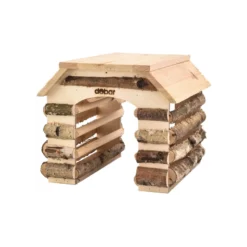 Maison Avec Casier à Foin Pour Rongeurs 33x30x25cm