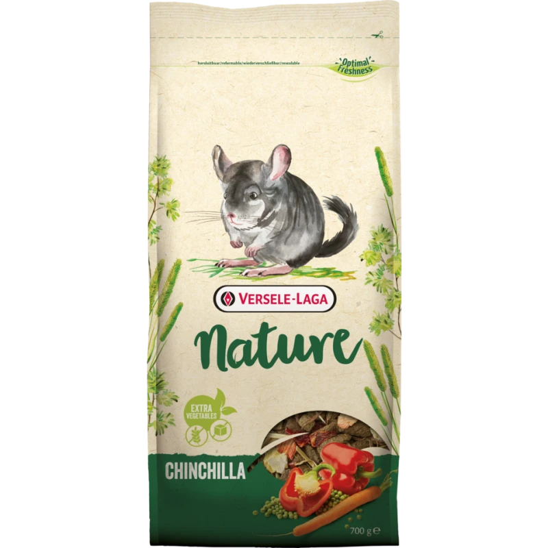 Nature Chinchilla 2,3kg - Mélange Varié Et Riche En Fibres Pour Chinchillas