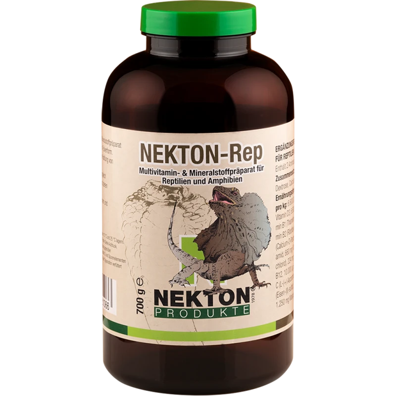 Nekton-Rep 700gr - Préparation Multivitaminée Pour Reptiles Et Amphibiens - Nekton