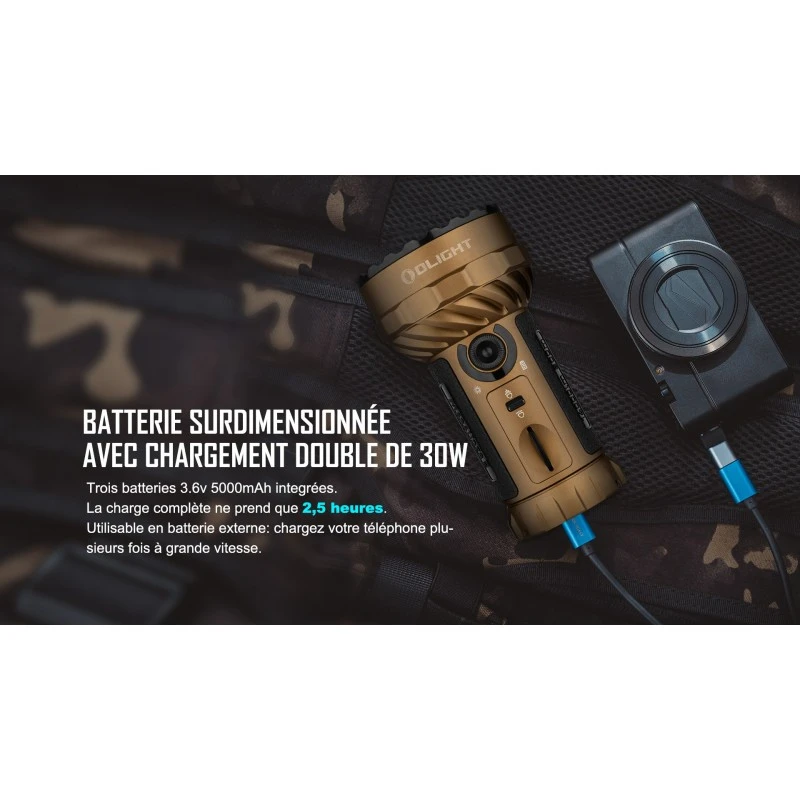 Olight Marauder 2 - Lampe Torche Puissante Rechargeable 14000 Lumens – Image 3