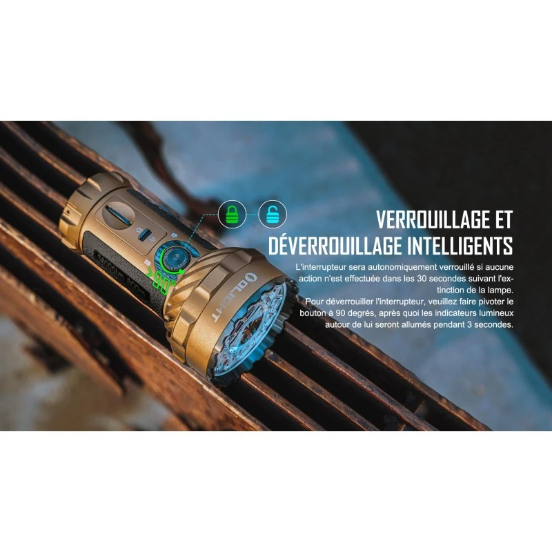 Olight Marauder 2 - Lampe Torche Puissante Rechargeable 14000 Lumens – Image 4