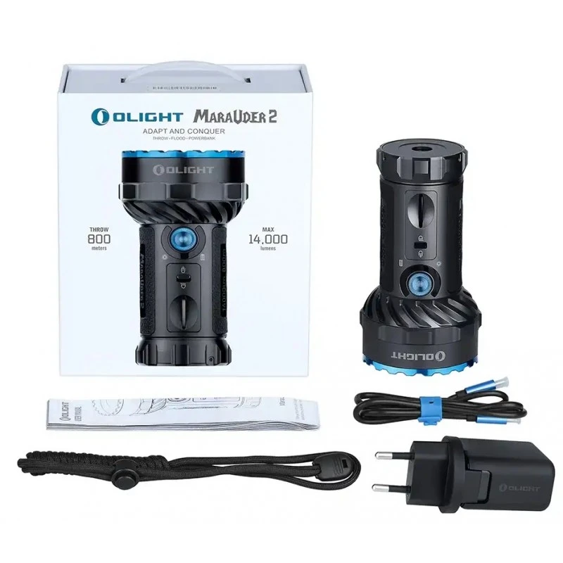 Olight Marauder 2 - Lampe Torche Puissante Rechargeable 14000 Lumens – Image 7