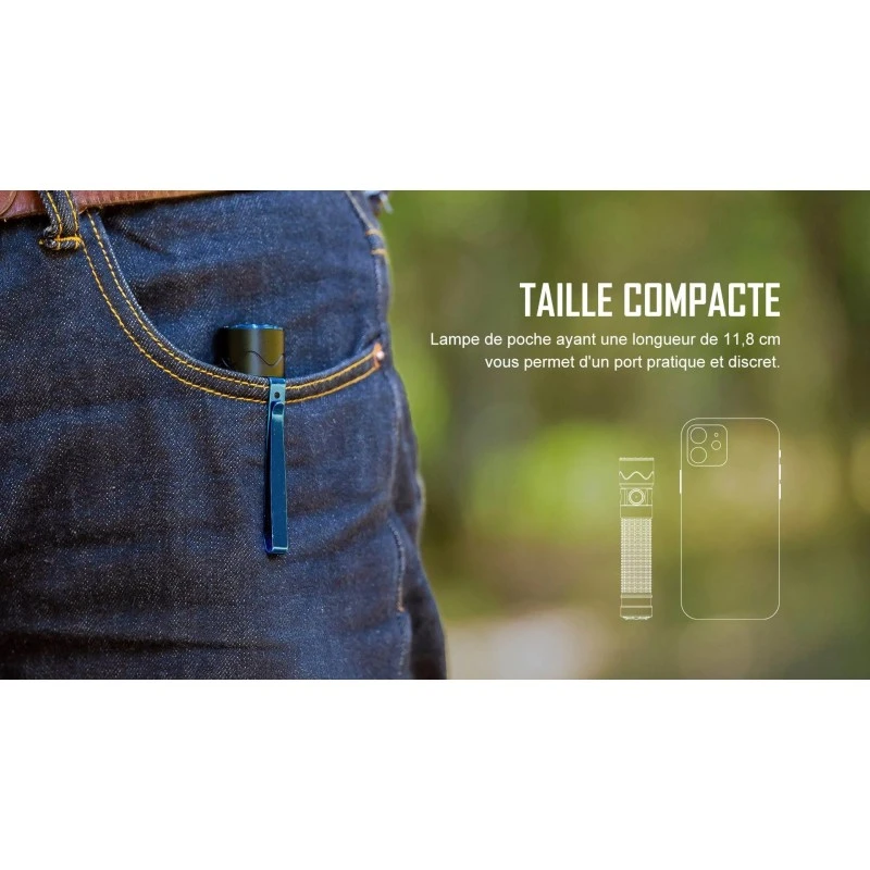 Olight Warrior Mini 2 - Lampe Torche AutodĂ©fense EDC 1750 Lumens â Image 7