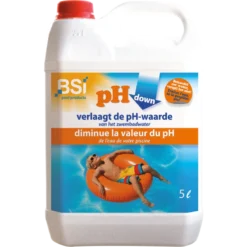 PH Down Liquide, Diminue PH Piscine 5L - BSI